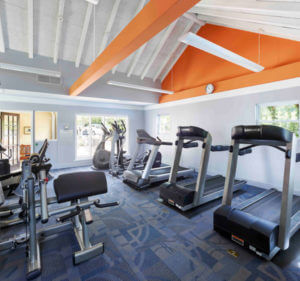 on-site fitness center in Palymra apartment building